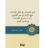 Tahrirul ibarat fi tahlilil kıraat İmam Ebu Nasr el Kuşeyrinin ö. 514h. Tefsirut Teysirdeki Kıraat Metodu  Ahmad Kajje