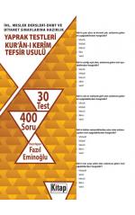 Kur'an-ı Kerim Tefsir Usulü Yaprak Testi / (587 Soru)	Fazıl Eminoğlu
